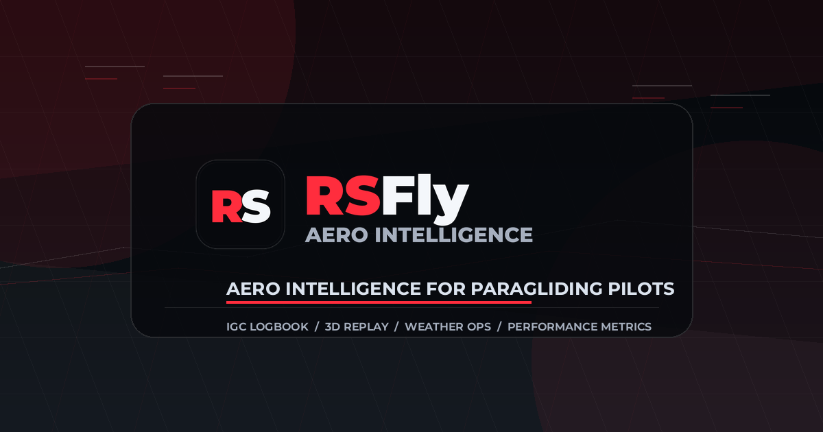 RSFly | Analisi per parapendio